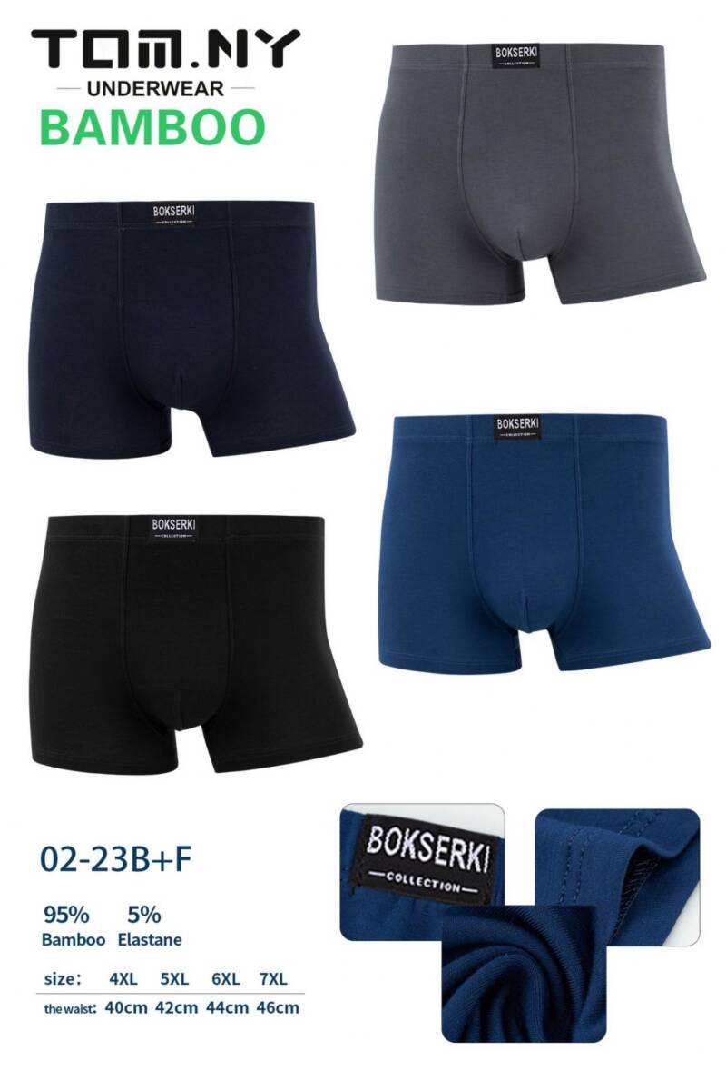 Bokserki męskie Roz M-3XL, Mix kolor Paczka 24 szt
